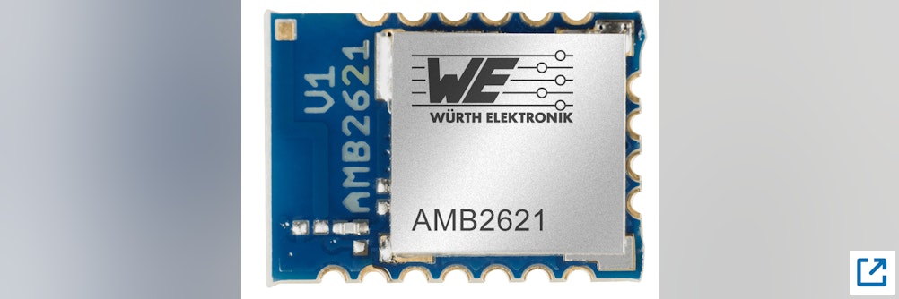 Neue Firmware für Bluetooth-Low Energy-Modul AMB2621-TR von Würth Elektronik eiSos