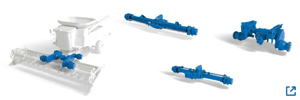 Antriebslösungen für Erntemaschinen